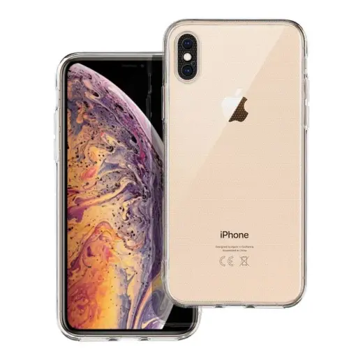 CLEAR 2 mm maciņš telefonam iPhone X | iPhone XS caurspīdīgs
