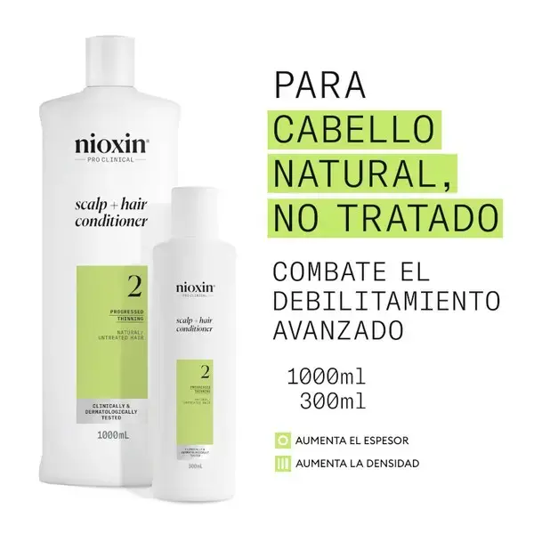 NIOXIN System 2 - Conditioner - Natural Hair with Advanced Weakening 300ml