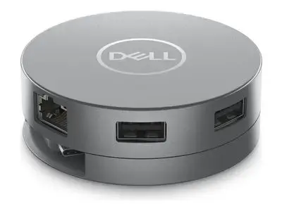 Dell 6-in-1 Multiport Adapter DA305 - docking station - USB-C - HDMI, DP, USB-C - 1GbE