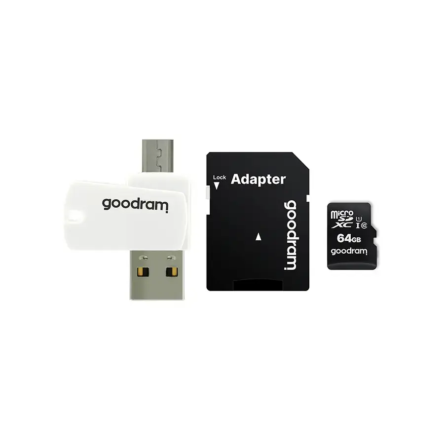 GOODRAM Memory MicroSD Card All-in-One -