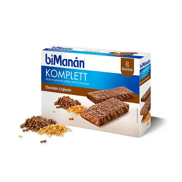 BIMANÁN Bimanán Substitutive Chocolate Complete Bars 8 Units