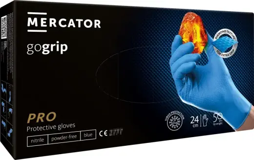 Nitrile gloves GoGrip  blue size XXL, 50 pcs