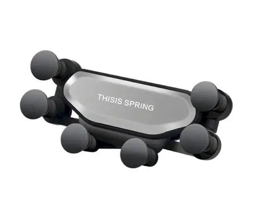 Fusion universal car air vent holder for any device up to 90mm width grey