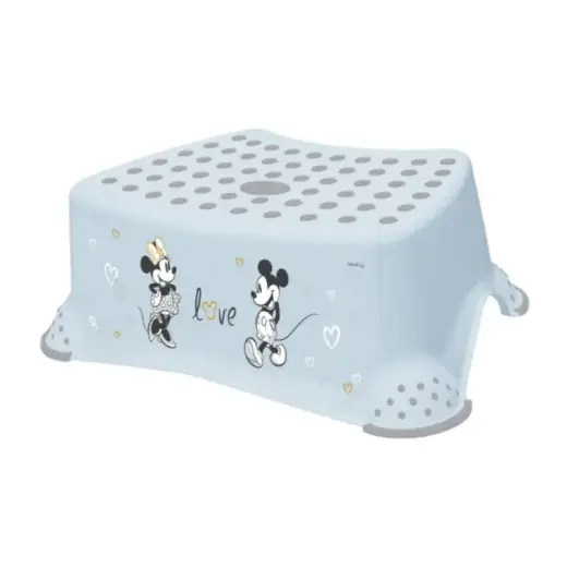 Pakāpienu soliņš Tomek "Mickey Mouse" 40,5x28,5x14cm zils