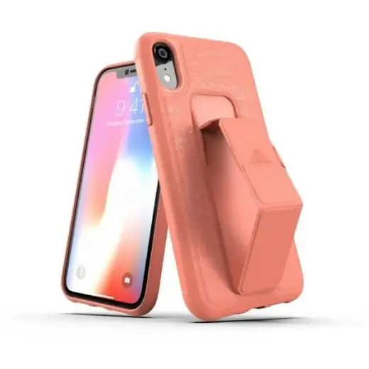 Adidas SP Grip Case iPhone Xr koralowy|chalk coral 32856