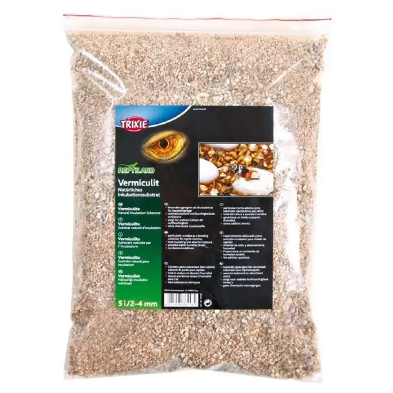 Pakaiši un substrāti reptiļiem : Trixie "SP" Vermiculite, natural incubation substrate, 5 l