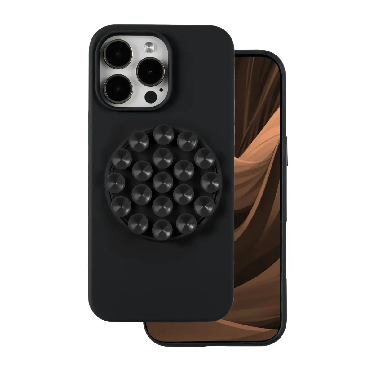 Silicone Stick maciņš telefonam iPhone 17 melns