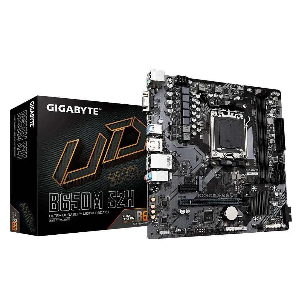 Gigabyte B650M S2H - 1.0 - motherboard - micro ATX - Socket AM5 - AMD B650