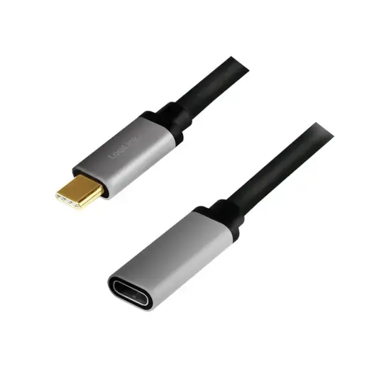 USB-C M|F cable, 4K|60Hz , alu, 0.5m