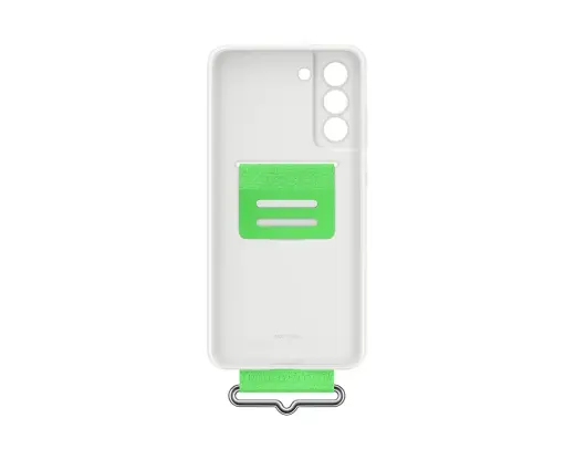 EF-GG990TWE Samsung Silicone Cover with Strap for Galaxy S21 FE White (Damaged Package)