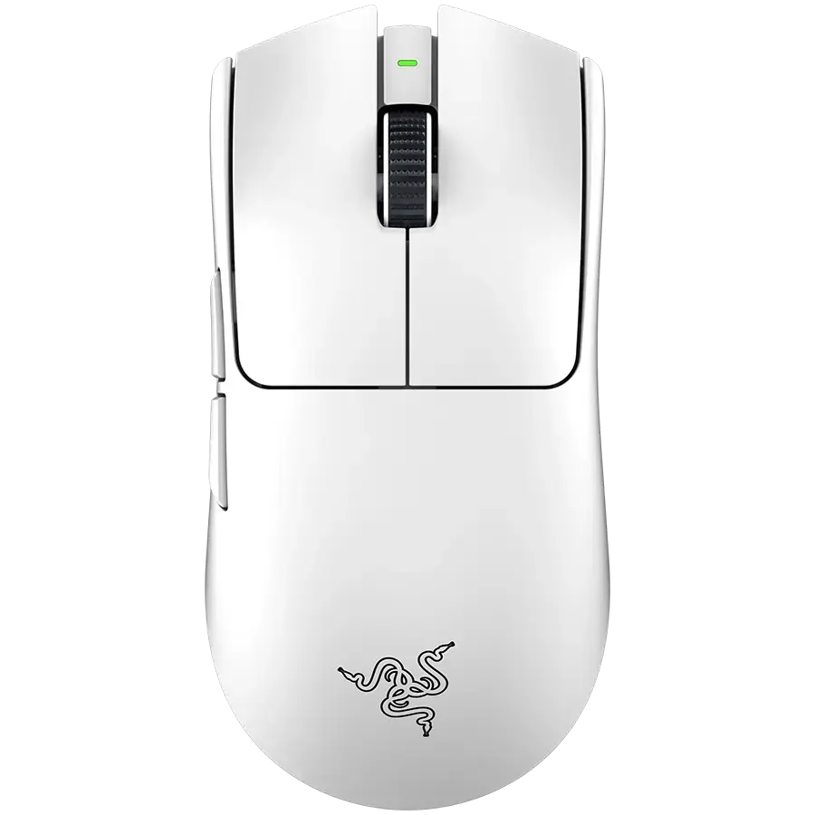 Razer Viper V3 Pro - White, Gaming mouse, HyperSpeed Wireless, Focus Pro 35K Optical Sensor Gen-2, 35K DPI, Optical Mouse Switches Gen-3, 90-million Clicks, 100% PTFE mouse feet, 54 g (excluding cable and dongle), USB Type A to USB Type C cable