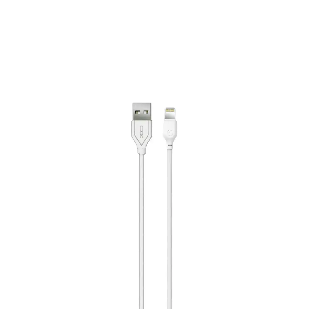 XO NB103 datu pārraides un uzlādes vads | USB-A uz Lightning | 10.5W | 1m | balts
