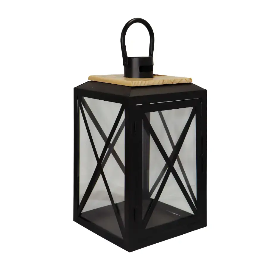 Laterna Monto 20x20x35cm, melna