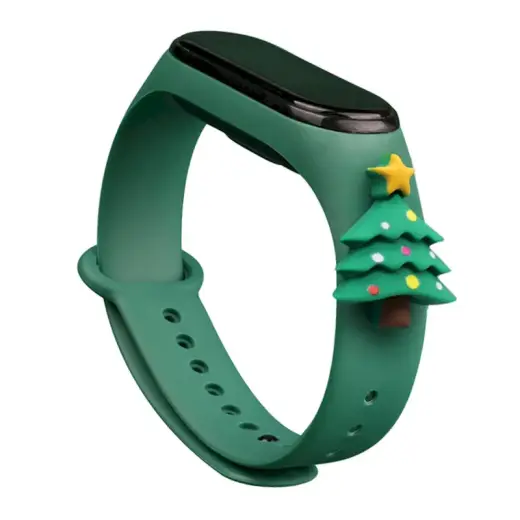 Fusion Xmas Christmas Tree for Xiaomi Mi Band 5 | Mi Band 6 green