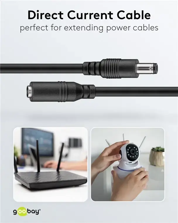 Goobay DC Extension Cable, 1.5m