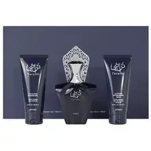 Turathi Blue Gift set EDP 90 ml, aftershave balm 100 ml and shower gel 100 ml