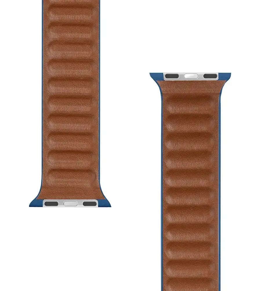 Tactical 728 Loop Leather Band for Watch 1|2|3|4|5|6|7|SE 38|40|41mm Midnight Blue