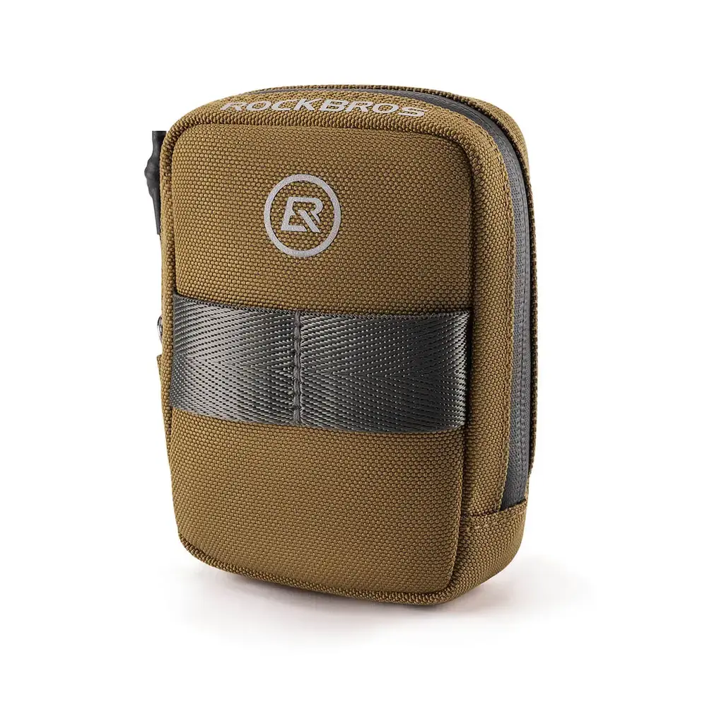 Torba rowerowa Rockbros F006 podsiodłowa 0,35 l - brązowa