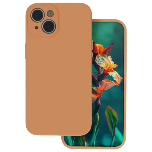 Silicon phone case for iPhone 17 Pro orange