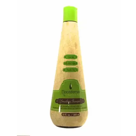 Features   Hair Care; A nutritious smoothing shampoo; Contains Macadamia Oil, rich in nourishing Omega 7, 5 & 3 fatty acids to promote healthy hair; Blended with Hydrolyzed Soy Protein to smooth & strengthen hair; Helps gently cleanse chemically treated, damaged hair; Maintains balanced pH (5.5) & replenishes moisture with no heavy build-up; Protects hair from harsh daily environmental elements; Leaves hair manageable & frizz-free; Color-safe, paraben-free & sulfate-free;  Specifications    Capa