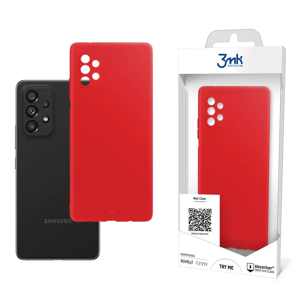 Samsung Galaxy A53 5G - 3mk Matt Case strawberry