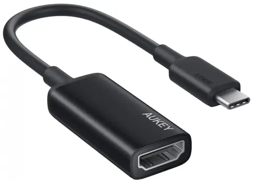 AUKEY CB-A29 USB-C to H DMI Adapter 4k30Hz Alum