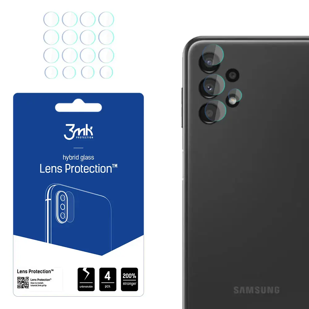 3mk aizsargstikls kamerai priekš Samsung Galaxy A13 4G