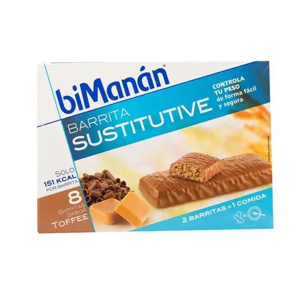BIMANÁN Bimanán Toffee Bars 8 Units