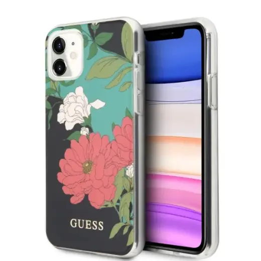 Guess N°1 Flower Collection чехол для телефона iPhone 11 черный