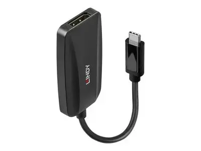 Lindy - video adapter - 24 pin USB-C to DisplayPort - 13 cm