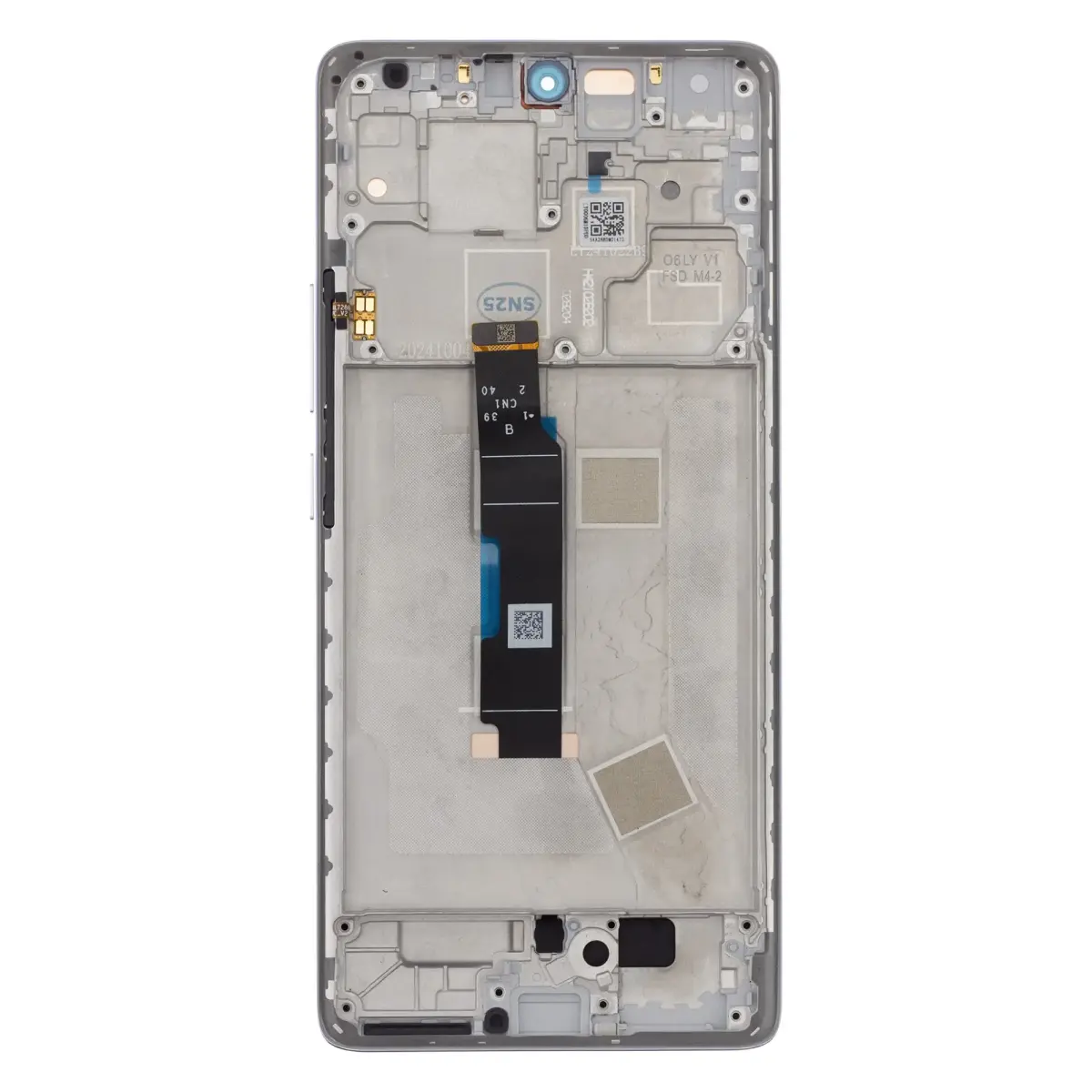 LCD Display + Touch Unit + Front Cover for Xiaomi Redmi Note 14 Pro 4G Purple (Service Pack)