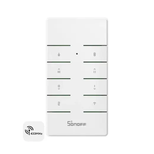 Nuotolinio valdymo pultelis Sonoff RM433R2, 8 mygtukų