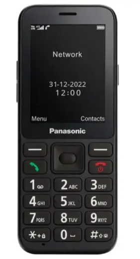 Mobile phone KX-TU250 4G black