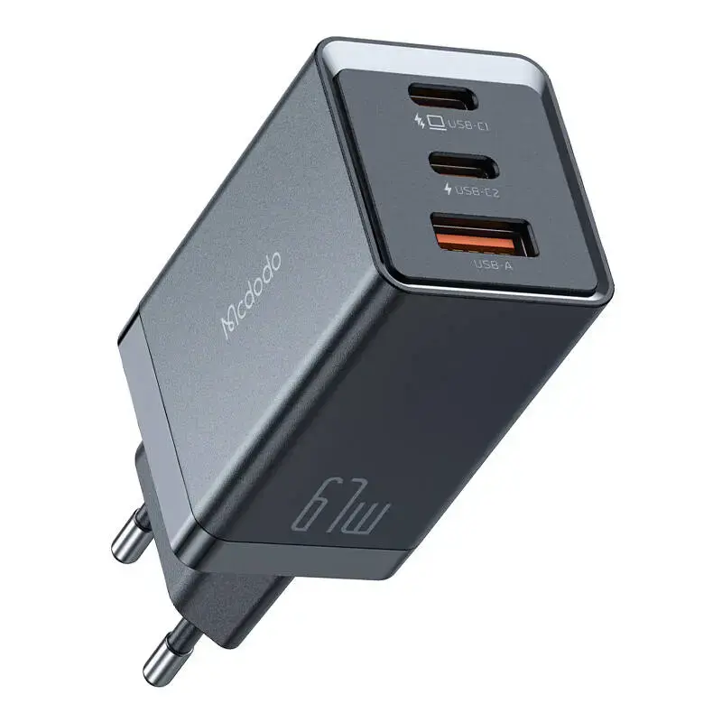 Mcdodo CH-1541 зарядное устройство | 67W | GaN | USB-C, USB-A | черное