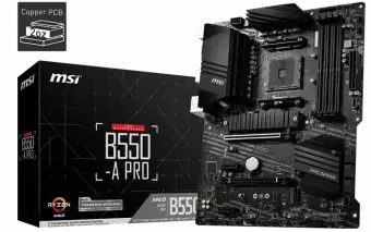 MSI Mainboard B550-A PRO - ATX - Socket AM4 - AMD B550