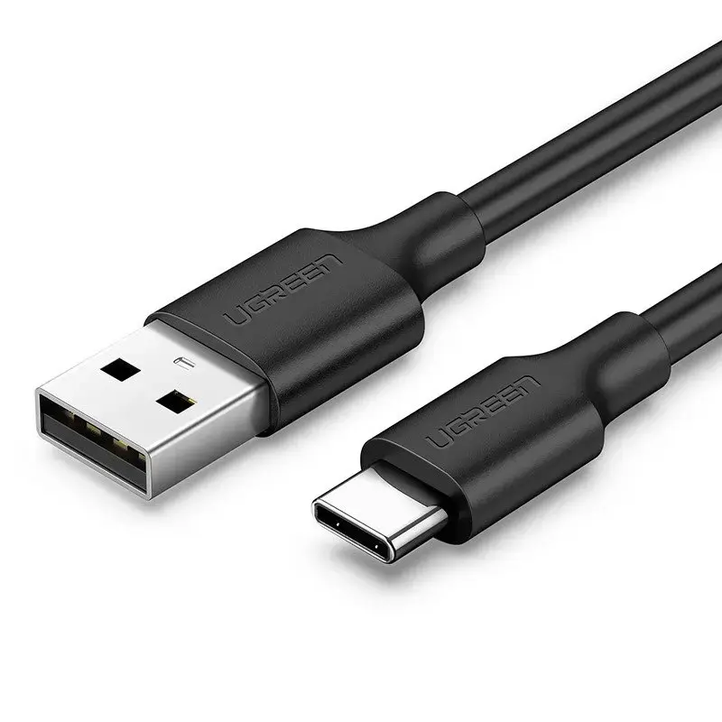 Ugreen 60115 datu pārraides un uzlādes vads | USB-A uz USB-C | 10W | 0.5m | melns