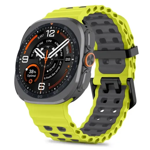 Tech-Protect IconBand Pro išmaniojo laikrodžio dirželis Galaxy Watch Ultra 1/2 (47 mm) | žalias/juodas