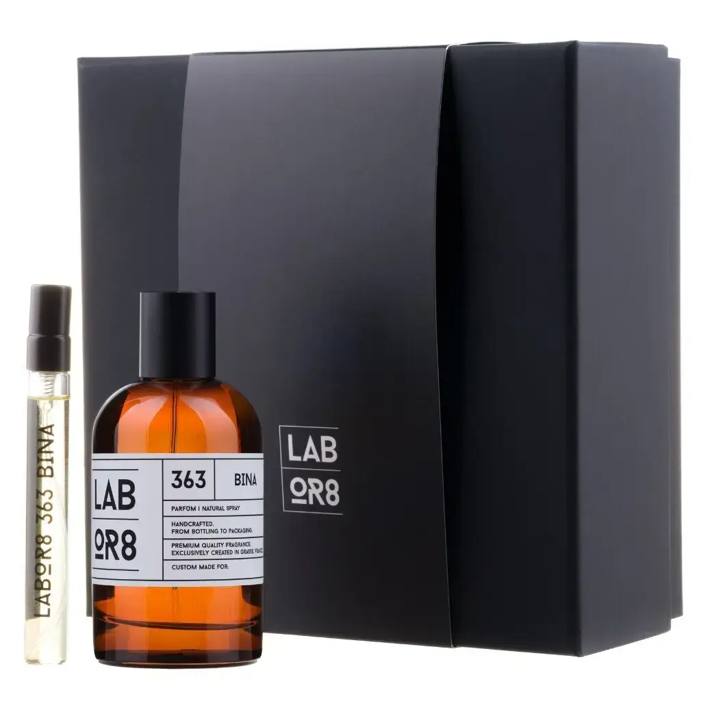 LABOR8 Set : Bina 363, Eau De Parfum, Unisex, 100 ml + Bina 363, Eau De Parfum, Unisex, 10 ml