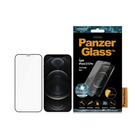 PanzerGlass Ultra-Wide Fit tempered glass for phone iPhone 12 | iPhone 12 Pro 6,1"