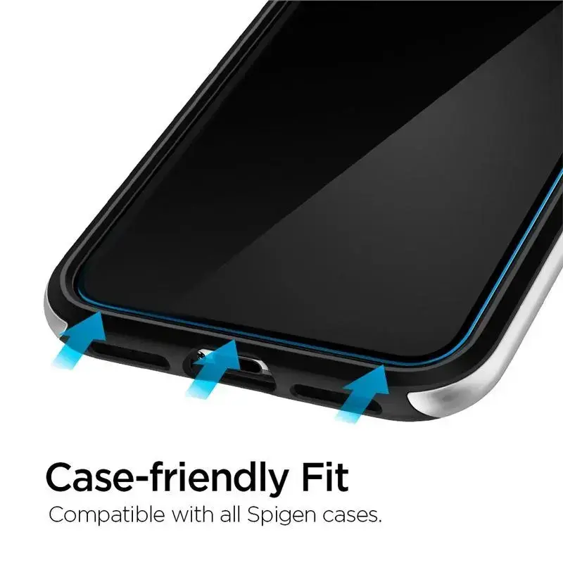 Spigen ALM GLAS.TR SLIM tempered glass for phone iPhone 11 2-pack