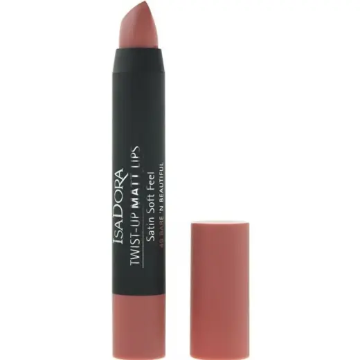 IsaDora, Twist-Up, Matte, Cream Lipstick, 049, Bare 'N Beautiful, 3.3 g