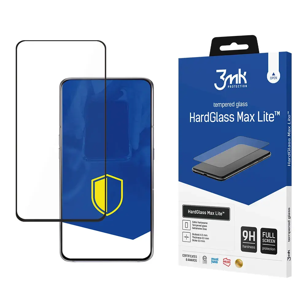 Samsung Galaxy S10 Lite Black - 3mk HardGlass Max Lite™ screen protector