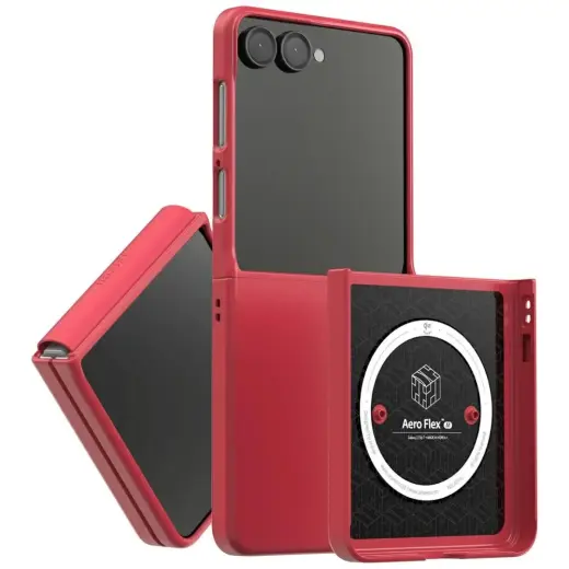 Case Araree Aero Flex M MagSafe Qi2 for Samsung Galaxy Z Flip7 pink