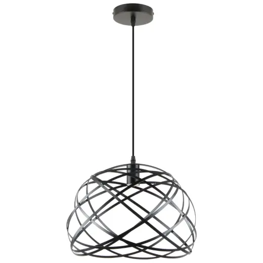 Griestu lampa, E27, Max 40W, 220-240V, Melna