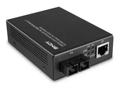 LINDY - fiber media converter - 10Mb LAN, 100Mb LAN, GigE (optical)