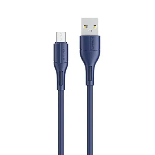 USAMS SJ502USB03 datu pārraides un uzlādes vads | USB-A uz Micro USB | 10W | 1m | zils