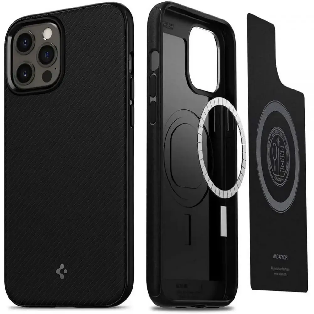 Spigen Mag Armor Case for iPhone 12 | iPhone 12 Pro - Matte Black