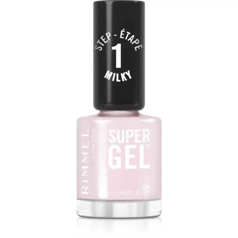 Rimmel Super Gel Nail Polish Gel Without UV/LED Lamp Color 108 Sweet Bliss 12 Ml