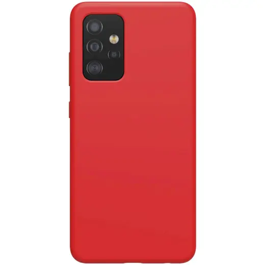 Fusion elegance fibre izturīgs silikona aizsargapvalks Samsung A526 | A525 Galaxy A52 5G | A52 sarkans
