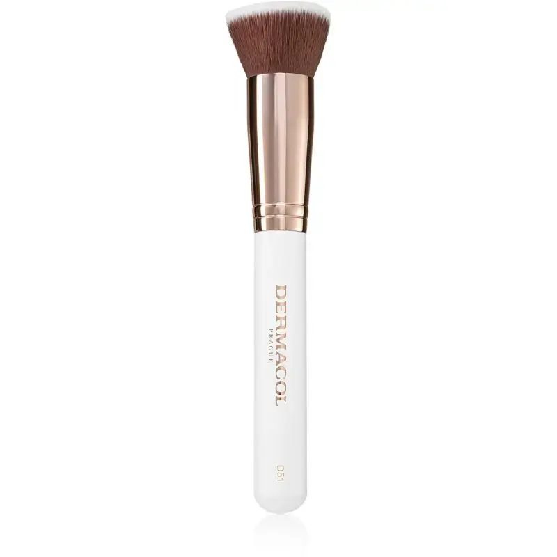 Dermacol Rose Gold Cosmetic Makeup Brush with Case D51